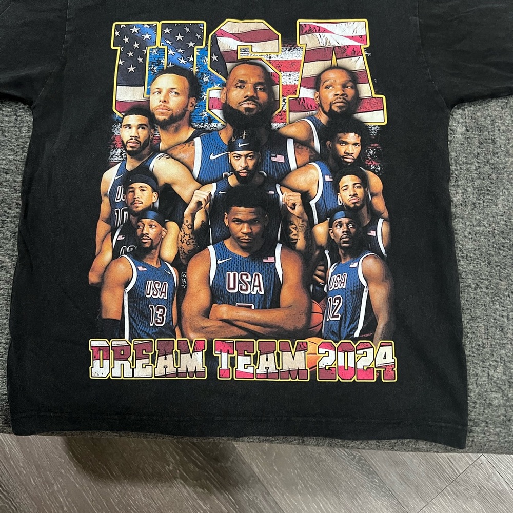Black USA Dream Team 2024 Men's Tee